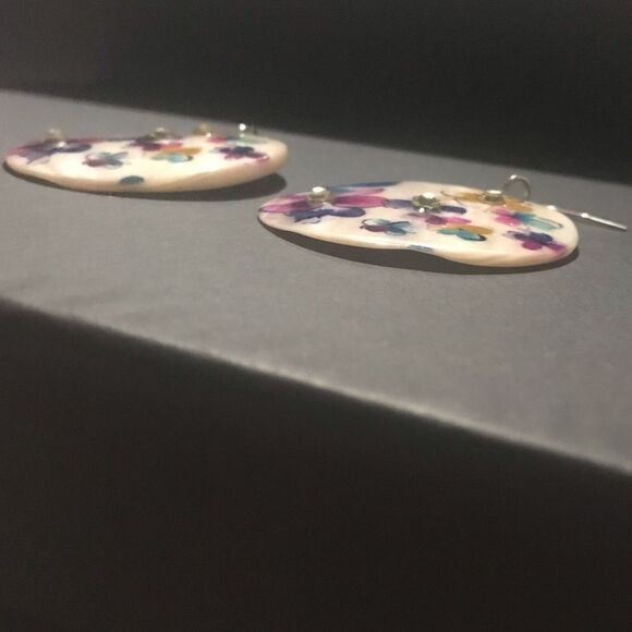 Floral Statement Earrings - Picture 5 of 6